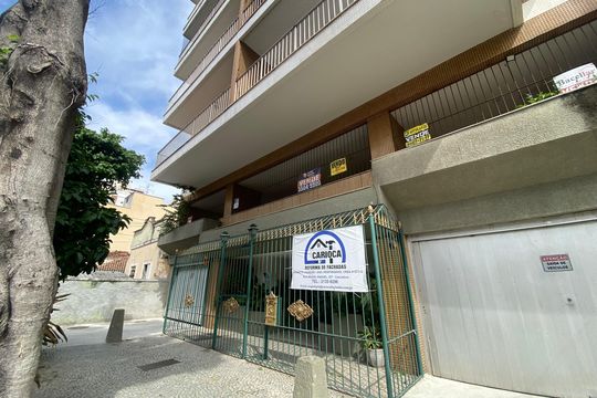 Fachada de apartamento à venda com 3 quartos, 63m² em Lins de Vasconcelos, Rio de Janeiro