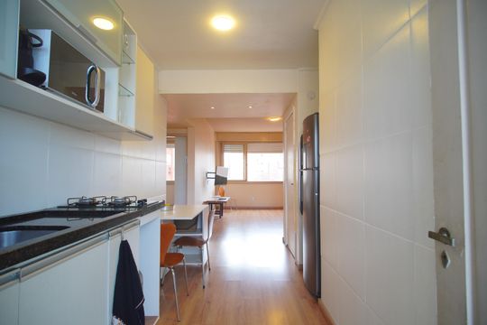 Cozinha de apartamento à venda com 2 quartos, 82m² em Centro, São Leopoldo