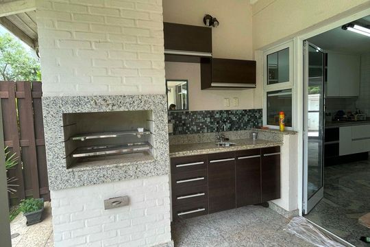 Área externa de casa de condomínio à venda com 3 quartos, 198m² em Residencial Barão do Café, Campinas