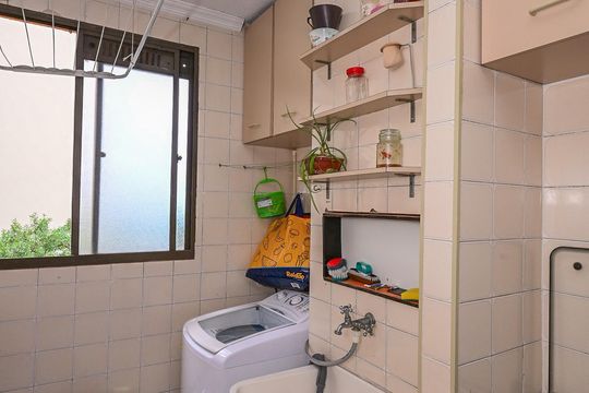Área de Serviço  de apartamento à venda com 2 quartos, 55m² em Chacara Nossa Senhora do Bom Conselho, São Paulo