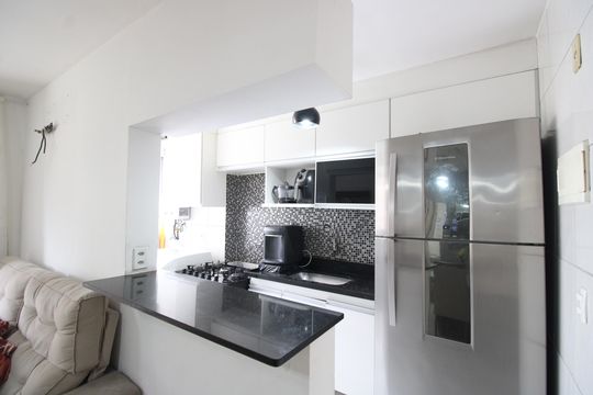 Cozinha de apartamento à venda com 2 quartos, 69m² em Taquara, Rio de Janeiro