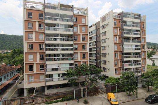 Área de serviço - Vista de apartamento à venda com 2 quartos, 69m² em Taquara, Rio de Janeiro