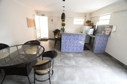 Área comum - Salão de festas de apartamento à venda com 1 quarto, 36m² em Ponte Preta, Campinas