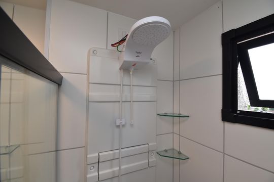 Banheiro de apartamento para alugar com 1 quarto, 35m² em Bairro Alto, Curitiba