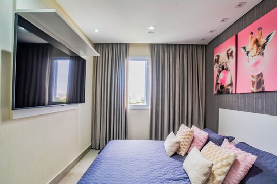 Quarto Suíte de apartamento à venda com 2 quartos, 63m² em Campestre, Santo André