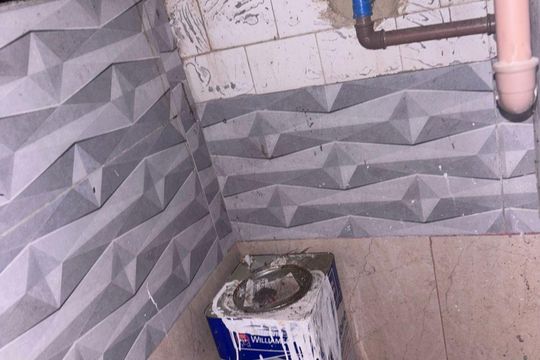 Área de serviço de apartamento para alugar com 2 quartos, 56m² em Parque Santo Antonio, Duque de Caxias