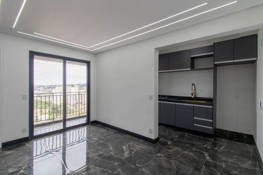 Sala de apartamento para alugar com 1 quarto, 43m² em Vila Rosalia, Guarulhos