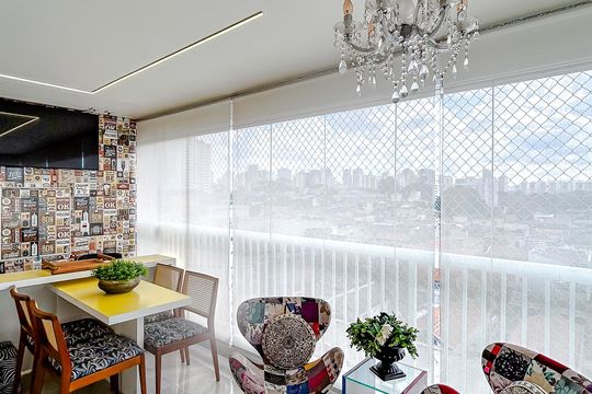 Varanda gourmet de apartamento à venda com 3 quartos, 107m² em Tatuapé, São Paulo