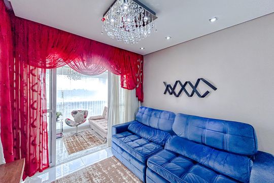 Sala de apartamento à venda com 3 quartos, 107m² em Tatuapé, São Paulo
