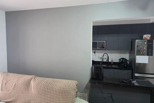 Sala de apartamento à venda com 1 quarto, 41m² em Jardim Olavo Bilac, São Bernardo do Campo