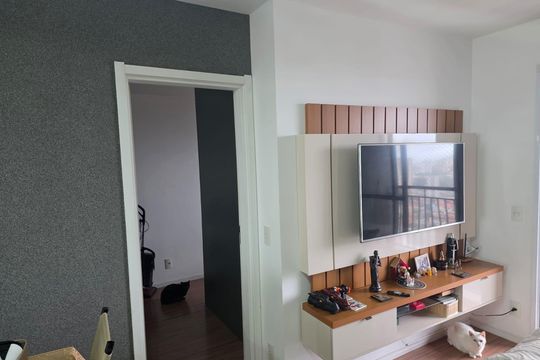 Sala de apartamento à venda com 1 quarto, 41m² em Jardim Olavo Bilac, São Bernardo do Campo
