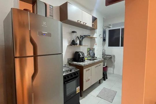 Cozinha de apartamento para alugar com 2 quartos, 47m² em Medeiros, Jundiaí