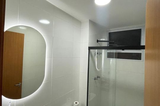 Banheiro de apartamento para alugar com 2 quartos, 47m² em Medeiros, Jundiaí