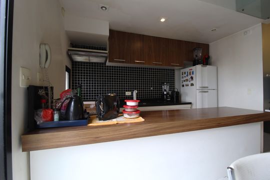 Cozinha de apartamento à venda com 1 quarto, 56m² em Moema, São Paulo