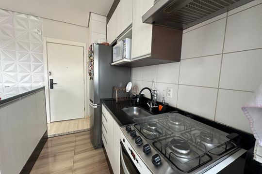 Cozinha de apartamento à venda com 2 quartos, 50m² em Centro, Barueri