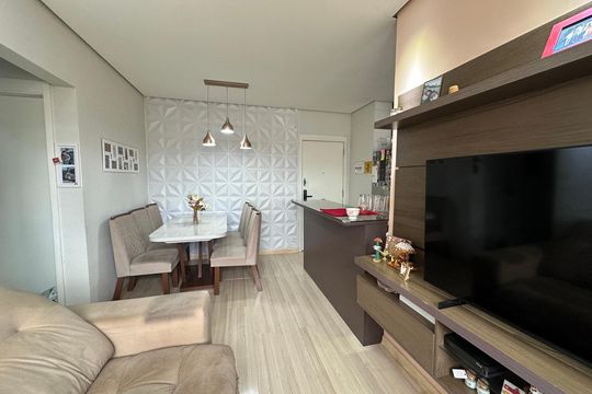 Sala de apartamento à venda com 2 quartos, 50m² em Centro, Barueri