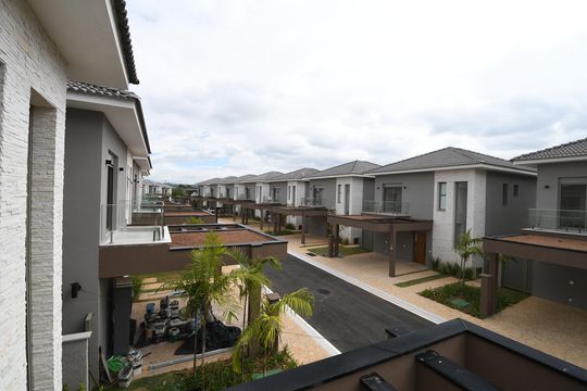 Quarto Suíte 3 - Vista de casa de condomínio à venda com 3 quartos, 155m² em Loteamento Santa Ana do Atibaia -- Sousas, Campinas