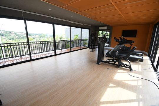 Área comum - Academia de casa de condomínio à venda com 3 quartos, 155m² em Loteamento Santa Ana do Atibaia -- Sousas, Campinas