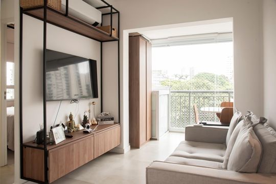 Sala de apartamento à venda com 2 quartos, 52m² em Vila Clementino, São Paulo