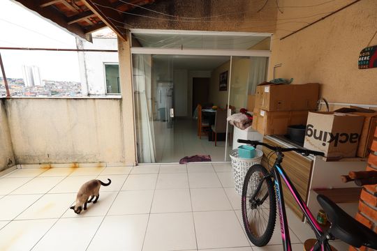 Quintal de apartamento à venda com 2 quartos, 90m² em Jardim Ana Maria, Santo André