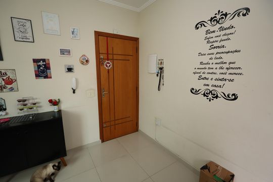 Entrada de apartamento à venda com 2 quartos, 90m² em Jardim Ana Maria, Santo André