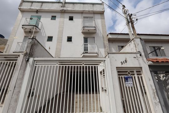 Fachada de apartamento à venda com 2 quartos, 90m² em Jardim Ana Maria, Santo André
