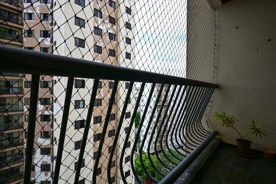 Varanda de apartamento à venda com 2 quartos, 81m² em Jardim Henriqueta, Taboão da Serra