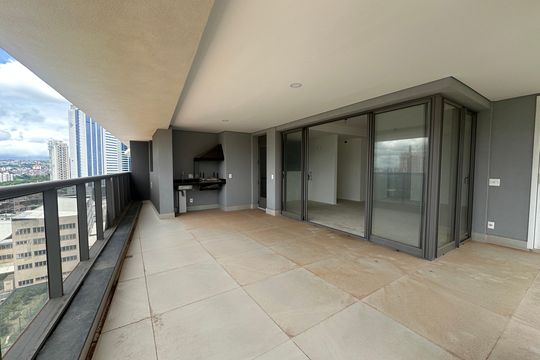 Varanda da Sala de apartamento à venda com 3 quartos, 185m² em Alphaville Conde Ii, Barueri