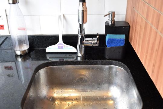 Cozinha de kitnet/studio à venda com 1 quarto, 30m² em Sumaré, São Paulo