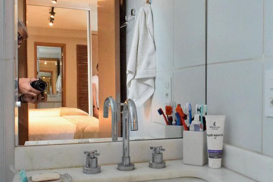 Banheiro de kitnet/studio à venda com 1 quarto, 30m² em Sumaré, São Paulo