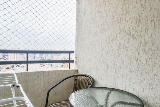 Varanda de apartamento para alugar com 1 quarto, 44m² em Centro, Santo André