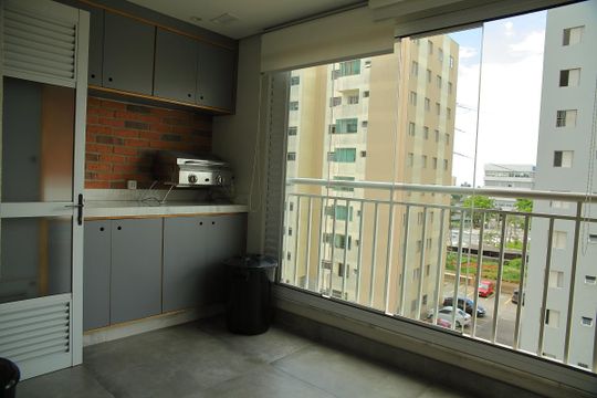 Varanda da Sala de apartamento à venda com 2 quartos, 63m² em Jardim Paramount, São Bernardo do Campo