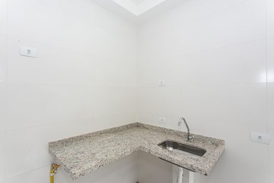 Cozinha de apartamento à venda com 2 quartos, 44m² em Vila Gomes Cardim, São Paulo