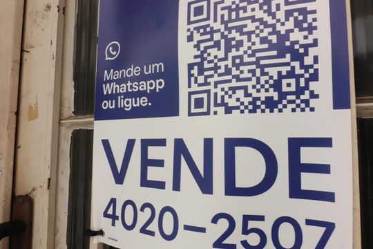 Placa  de apartamento à venda com 2 quartos, 77m² em Vila Helena, São Bernardo do Campo