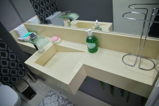 Lavabo da Sala  de apartamento à venda com 3 quartos, 135m² em Baeta Neves, São Bernardo do Campo