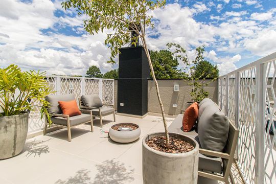 Área comum de apartamento à venda com 1 quarto, 38m² em Santa Felicidade, Curitiba