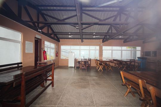 Área comum - Churrasqueira de apartamento à venda com 1 quarto, 44m² em Santo Antônio, Porto Alegre