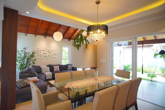 Sala de Jantar de casa de condomínio à venda com 3 quartos, 360m² em Sarandi, Porto Alegre