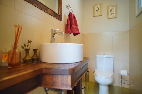 Lavabo de casa de condomínio à venda com 3 quartos, 360m² em Sarandi, Porto Alegre