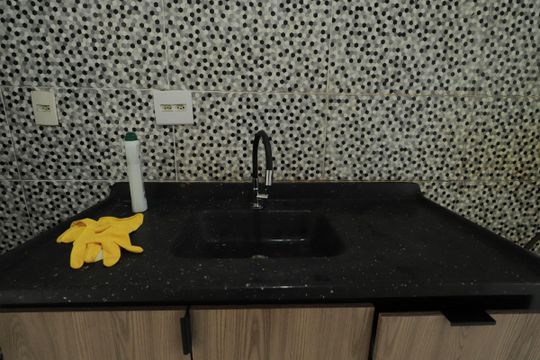 Cozinha de apartamento à venda com 3 quartos, 65m² em Vila Moreira, São Paulo