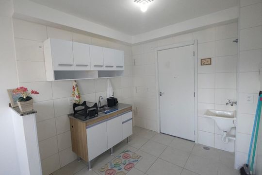 Cozinha de apartamento à venda com 2 quartos, 35m² em Colônia (zona Leste), São Paulo