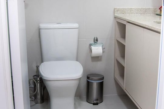 Banheiro de apartamento para alugar com 1 quarto, 22m² em Paraíso, São Paulo