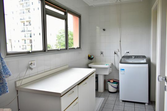 Área de Serviço de apartamento à venda com 4 quartos, 140m² em Vila Monte Alegre, São Paulo