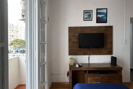 Quarto 2 de apartamento para alugar com 2 quartos, 69m² em Boqueirão, Santos