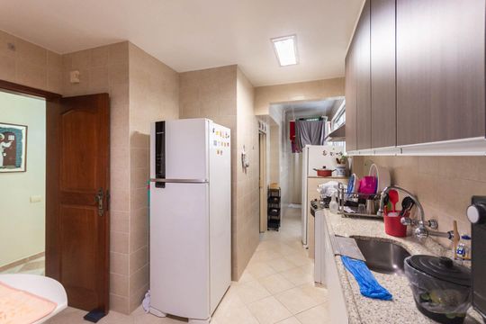 Cozinha de apartamento à venda com 3 quartos, 93m² em Tijuca, Rio de Janeiro