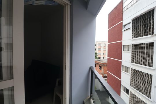 Varanda de apartamento para alugar com 2 quartos, 90m² em Vila Julia, Guarujá