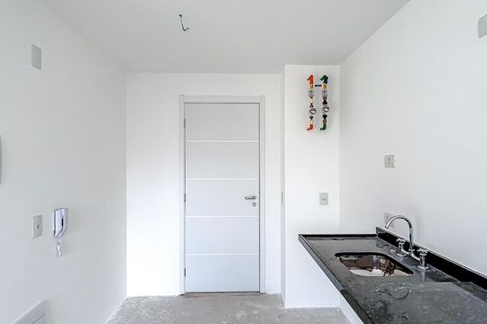 Cozinha de kitnet/studio à venda com 1 quarto, 25m² em Vila Zilda, São Paulo