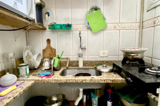 Cozinha de apartamento à venda com 3 quartos, 100m² em Copacabana, Rio de Janeiro