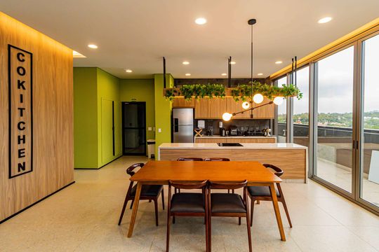Área comum - Espaço gourmet de kitnet/studio à venda com 1 quarto, 23m² em Jardim das Acacias, São Paulo