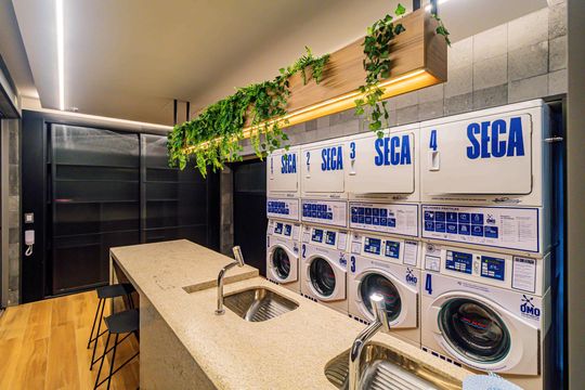 Área comum - Lavanderia de kitnet/studio à venda com 1 quarto, 23m² em Jardim das Acacias, São Paulo